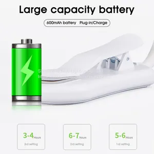 Portable Desk Reading Light Rechargeable Flexible Clip On Book Lights for Home Office Dorm Night Light thumbnail-5
