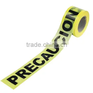 Hot Selling Non Adhesive Hazard Warning Tape With Word Precaution OP013-13 thumbnail-3