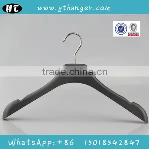 HA6846 Gray Rubber Coated Hanger Plastic Antislip Coat Hanger thumbnail-2