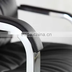 Modern Leather Executive Chair With Armrest thumbnail-3