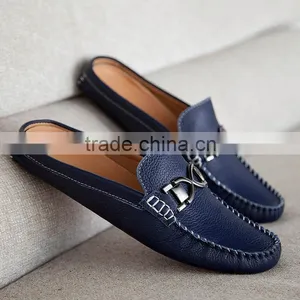 Open Collar Handmade Genuine Casual Shoes for Men thumbnail-1