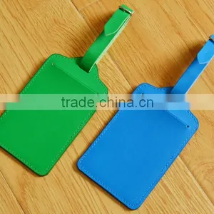 Wholesale Genuine Leather Luggage Tags Baggage Tags Colorful Luggage Parts thumbnail-5
