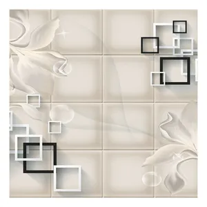 China Cheap Price Flower Wall Papers Murals Home Decor Wallpaper 3D Murals Dropshipping thumbnail-2