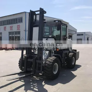 Front Loader Rough Terrain Forklift Truck thumbnail-4