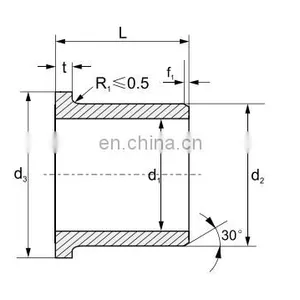 EPX Plastic Self-lubricating Bearings XFM-0810-075 Sleeve Bearing With Flange EPXF thumbnail-4
