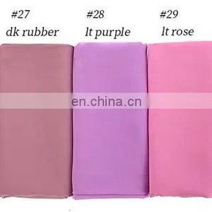 Wholesale Plain Georgette Foulard Hijab Muslim thumbnail-4