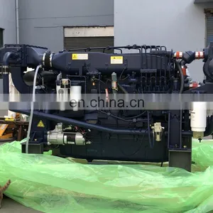 Hot Sales Water Cooler 6-cylinder 278hp WD10C278-18 Weichai WD10 Boat Engines thumbnail-2
