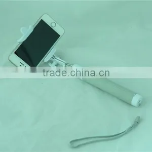 Professional Wired Monopod Selfie Stick Headphone Cable Control With CE Certificate thumbnail-2