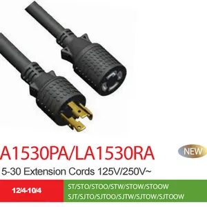 NEMA L15-20P/NEMA L15-30P 125V/250V Locking Power Supply Cord thumbnail-2