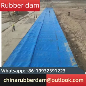 Production of Customized Rubber Water Storage Dam, Overall Sloping Rubber Dam, Inflatable Flood Control Dam thumbnail-3