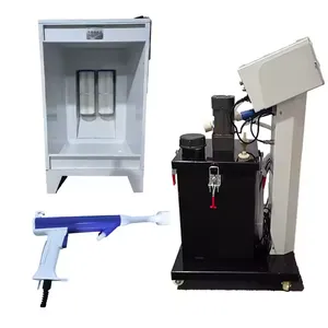 K1 Electrostatic Flocking Machine With Filter Element Environmental Powder Recovery Electrostatic Spraying Booth thumbnail-4