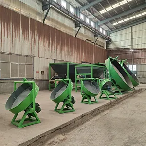 PanQi Organic Fertilizer Disc Granulator With Motor 1.5KW 380V Compost Equipment thumbnail-6