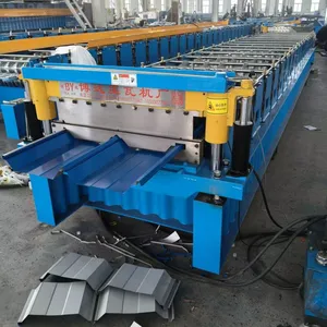 Vertical Seam Roof Panel Forming Machine, Locking Roof Plate Machine thumbnail-3