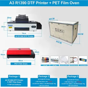 DTF Printer Direct to Film A3 Transfer PET Film Printing Machine for T Shirts Clothes Heat Press DIY Business thumbnail-5
