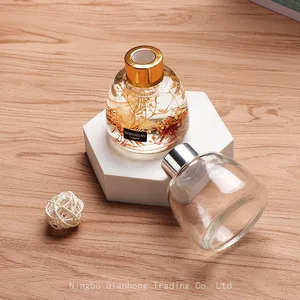 50ml 100ml 150ml 200ml 250ml Glass Diffuser Bottle Aromatherapy Jar Air Freshener Bottle Aromatherapy Glass Bottle With Cap thumbnail-5