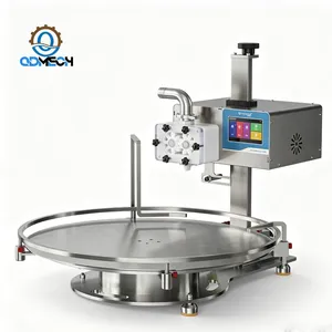 Mo-Qdmech Rotary Turntable Honey Filling Machine Mo902 650mm Turntable 50kg Load for Small Batch Bottling thumbnail-2