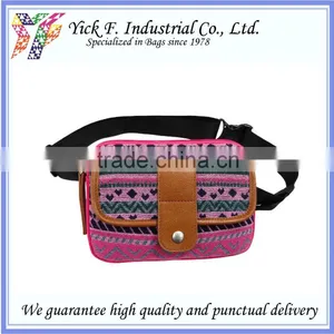 Cultural Simple Pattern Lovely Women Cotton Waist Bag thumbnail-1