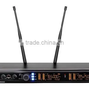 2016 New Design Dual Channels Wireless Microphone High Sensitive Microphone thumbnail-1
