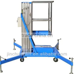 Single Mast Aluminum Lift Platform/electric Manlift/telescopic Man Lift/window Cleanling Lift thumbnail-1