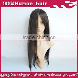2015 Qingdao Elegant Hair High Quality Thin Skin and Crown Lace Wig thumbnail-5