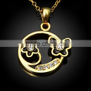 Charm Necklace 5.20g / Gold Plated Necklace / Necklace Jewelry thumbnail-1
