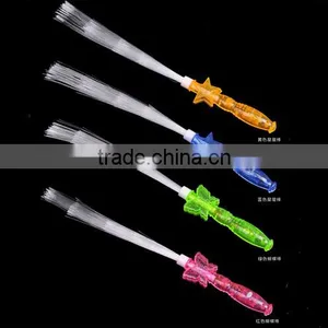 Adult Kids Fashion LED Fiber Stick Flashing Lights up Glow Sticks Party Concert Xmas Halloween thumbnail-4