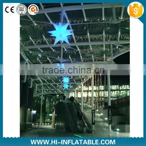 Illuminated Christmas Decorations Sale Inflatable Star With Colorful Led Light for Event Decoration thumbnail-1