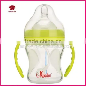 Factory BPA FREE Transparent Baby Silicone Nipple Feeding Bottle/bebe Ensemble thumbnail-1