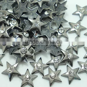 Wholesale Star Hot Fix Studs With Crystal,Silver,Black Nickel,Gold Colour Hot Fix Alloy Studs, Hotfix Zinc Alloy Studs in China thumbnail-1