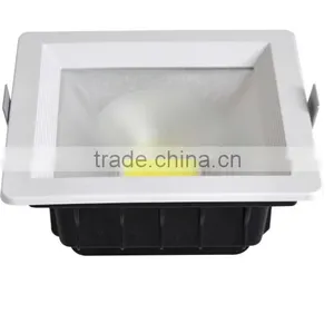 Square Die Sasting LED Downlight COB 10w 20w 30w Round LED Ceiling Lamp LED Spotlights thumbnail-2