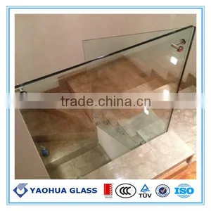 10mm Tinted HS Glass Fencing With Water Cutting and Cutout thumbnail-1