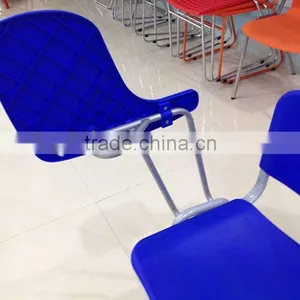 Affordable Office Furniture Metal Frame PP STEEL PIPE CHAIR for Student/ PADDED GRADE CHAIR thumbnail-4
