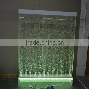 Home Decorative Acrylic LED Water Bubble Wall, Red Bubbling Water Fountain thumbnail-4