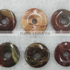 Wholesale Rainbow Jasper Donut Gemstone thumbnail-1