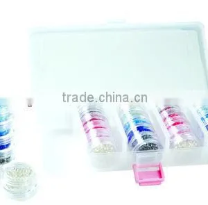 Jewelry Plastic Bead Box Bead Organizer With Vials thumbnail-1
