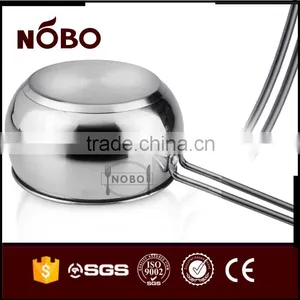 Home Use Stainless Steel Saucepan With Glass Handle thumbnail-4