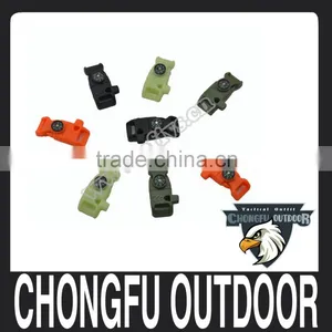 1/2"Fire Starter Whistel Buckles With Compass for Survival Paracord Bracelet thumbnail-1