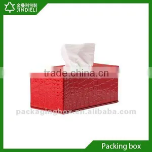 Red Leather Tissue Boxes thumbnail-1