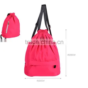 Fashion Strong Drawtring Backpack Outdoor Sports Hiking Bag thumbnail-3