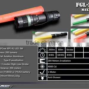 18650 and 3*AAA Battery CreeXPE LED Traffic Flashlight thumbnail-2