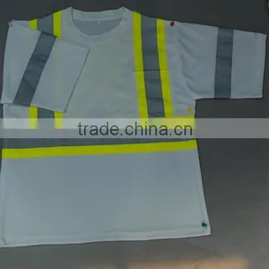 High Visibility Safety Vest Safety Reflective Material for Clothing Summer Running Reflective Shirt High Visibility thumbnail-1