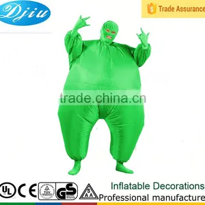 DJ-CO-174 Green Huge Man Suit Body Inflation Suits Ball Inflation Custume thumbnail-1
