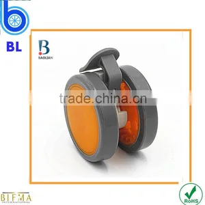 High Quality 64mm Orange TPR Locking Appliance Furniture Wheel Caster thumbnail-5