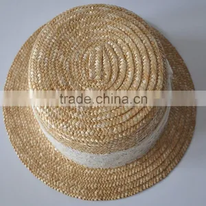 Best Selling Lace Band 100% Paper Straw Trilby Hat thumbnail-2