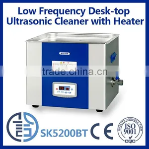 35kHz Low Frequency Desk-top Ultrasonic Cleaner SK5200BT 10L thumbnail-1