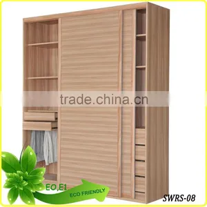 Wooden Sliding Door Wardrobe China Factory Price thumbnail-4