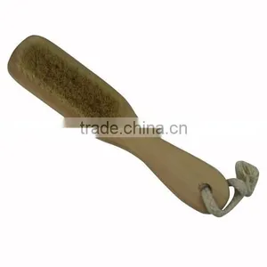 Horse Hair Face Bristles Wooden Bath Body Brush thumbnail-5
