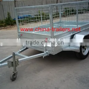 6x4 Box Trailer With Cage TR0309 thumbnail-1