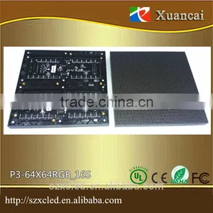 P3-64x64RGB (19.2X19.2CM) Indoor P3(3IN1) Full Color SMD Unit Board 16scanning 75 HUB p3 Led Module thumbnail-2