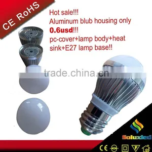 Aluminum Bulb Housing Parts 3-15w thumbnail-1